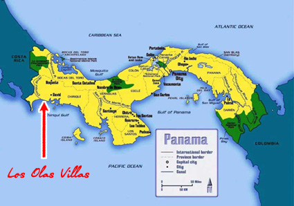 Las Olas Villas are located in the north west of Panama